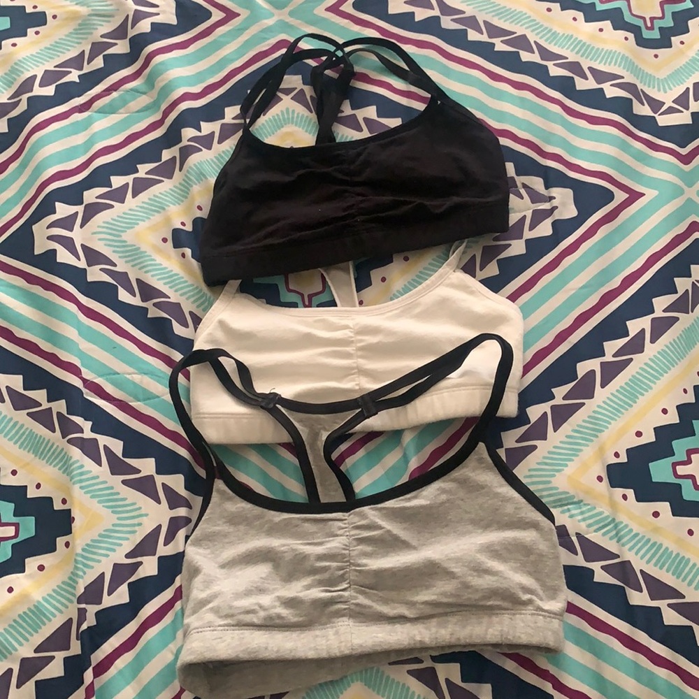 3 pack of Fruit of the Loom sports bras